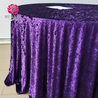 Nappe en velours écrasé personnalisée, ronde ou rectangulaire, blanche, ivoire, noire, vert sauge, pour hôtels, banquets et mariages – Vente en gros