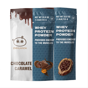 ボディービルココアフレーバー加水分解分離ホエイプロテインパウダー成人用20g用量 - Product Image 2