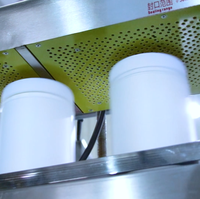 Machine de cachetage de papier d'aluminium d'induction électromagnétique entièrement automatique de prix bas pour le cachetage de papier d'aluminium de bouteille/tasse/peut