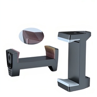 Pemegang ponsel klip ponsel pintar, penjepit kamera Streaming langsung foto Selfie braket Tripod 1/4 sekrup fotografi Video Studio