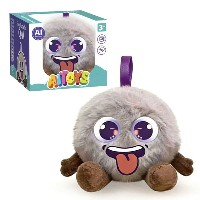 New Educational Toys Multilingual AI Robot Artificial App-Controlled Soft AI Talking Plush Doll Early Learning Kids Gifts