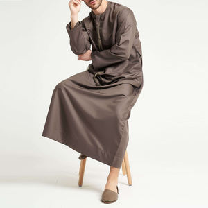 Nueva Llegada, Thobe Islámico Casual de Secado Rápido para Hombre, Poliéster de Primera Calidad, MOQ Bajo de 2 Piezas - Product Image 5