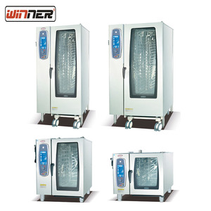 เตาอบคอมบิสเตนเลสสตีล 6 ถาดอเนกประสงค์ สำหรับอบไก่และเนื้อสัตว์ - Product Image 5