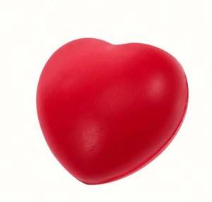 Pelotas Antiestrés de Espuma de PU con Logotipo Personalizado, Regalos Promocionales, Mini Pelotas en Forma de Corazón Rojas, Amarillas, Blancas, Azules y Verdes - Product Image 3