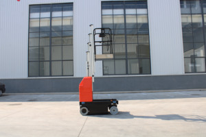 Venta de fábrica Mini 200kg 8m 10m 14m Plataforma de trabajo de elevación de mástil vertical autopropulsada - Product Image 5