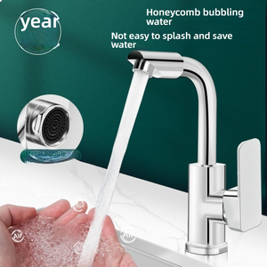 Wayon Modern Square Foldable Kitchen Faucet With Dual Mode Water Flow for Window Sink - Product Image 4