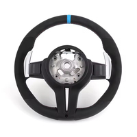 Volant sport bleu à bandes pour BMW F10 X5 F15 F16 F20 F25 F30 F31 F34 F36 M3 F80 M4 F82 X5 E70 E72 E90 E92