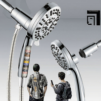 Système de fixation magnétique pour douchette à main, économie d'eau haute pression, écologique, 10 réglages, support en plastique ABS