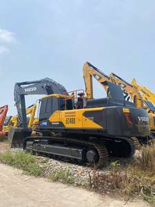 Pelles sur chenilles hydrauliques Volvo EC480DL EC480D d'occasion de haute qualité 48T grande pelle agricole EC480 pelleteuses d'occasion - Product Image 2