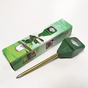 Capteur d'humidité du sol hygromètre testeur de sol avec sonde en métal pour analyseur d'eau de fleur de plante de jardin pH-mètre de sol