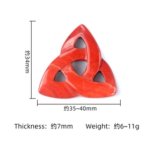 Customized Natural Polished Triangle Shape <strong>Yellow</strong> <strong>Jade</strong> <strong>Stone</strong> Irish Knot Carving Hollow <strong>Yellow</strong> <strong>Jade</strong> <strong>Stone</strong> - Product Image 6