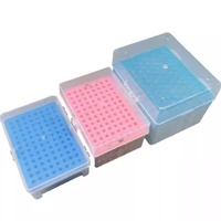 Boîte de pointes de pipette de laboratoire en plastique BAXIT 10ul 96 trous, anti-poussière, haute transparence pour un stockage précis