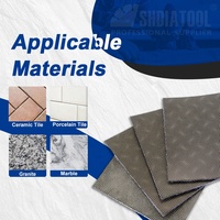 5 PIÈCES # Feuilles de ponçage et de polissage électroplaquées diamantées 60/120/200/400 avec bloc abrasif manuel en nylon pour marbre, pierre et verre