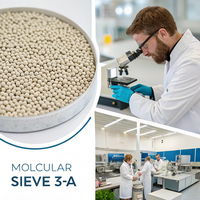 Tamis moléculaire 4A et adsorbant de gel de silice pour déshumidificateur industriel d'air comprimé