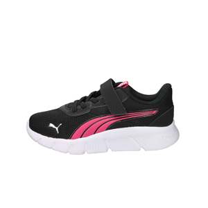 Puma Kids Sneakers <b>Black</b> Fuchsia White 35 <b>Velcro</b> Closure Running <b>Shoes</b> - Product Image 1
