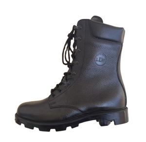 HBB0105 Botas Tácticas Largas de Cuero Genuino de Vaca, Personalizadas, Color Negro, con Superficie Grabada, Zapatos de Seguridad - Product Image 2