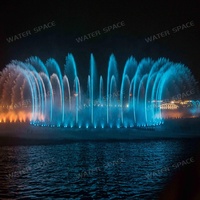 Fuente Musical Flotante Grande para Lagos, Sistema de Control DMX Programable, Equipo de Paisajismo para Exteriores, Directo de Fábrica