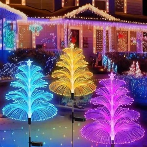 Năng lượng mặt trời IP65 LED PVC sứa hình dạng vườn cảnh quan ánh sáng với đầy màu sắc chậm <span class=keywords><strong>flash</strong></span> - Product Image 1