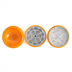 Broyeur à tabac sphérique de 50 mm à 3 couches <span class=keywords><strong>en</strong></span> alliage de zinc et plastique, design boule énergétique, MOQ 12 - Product Image 3