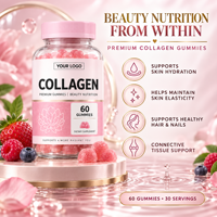 Gummies de Collagène et Vitamine C pour une Peau Éclatante, Soutien des Cheveux et des Ongles, et Soin Quotidien de Beauté, Nutrition et Bien-être, Complément Alimentaire OEM