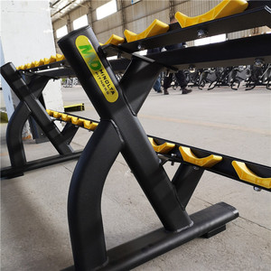 Support d'haltères commercial FF72 à deux niveaux pour salle de sport, structure en acier, équipement de fitness et de musculation - Product Image 2