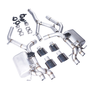 Système d'échappement Catback de haute qualité pour <span class=keywords><strong>Mercedes</strong></span>-Benz Classe C 2008-2014 C180 C200 W204 2.0T, avec quatre sorties d'échappement assorties, effet <span class=keywords><strong>C63</strong></span> - Product Image 4