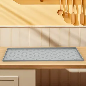 Sáu Kích thước 19 22 25 28 34 40 inch chất lượng cao dày Silicone nhà bếp phòng tắm đa chức năng chống trượt Pad chống thấm nước