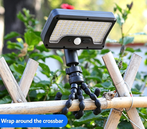 Outdoor Octopus Shaped Solar Lamp Courtyard Lamp Street Lamp Home Wall <b>Light</b> New <b>Motion</b> <b>Sensor</b> <b>LED</b> <b>Light</b> - Product Image 1