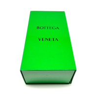 Scatola Regalo Magnetica Pieghevole a Forma di Libro Verde con Logo Personalizzato, Scatola Rigida in Carta Riciclabile per Confezioni Regalo