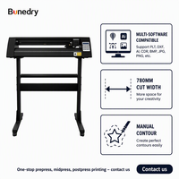 Presse à chaud KH-870A, traceur de découpe de vinyle 870 mm (34 pouces) 780 mm, compatible Signmaster ARTCUT Flexi CorelDraw pour autocollants, décalcomanies, HTV