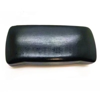 Étui rigide pour lunettes en cuir PU de haute qualité, grand format rectangulaire, avec logo personnalisé en relief, boîte de rangement élégante pour lunettes de soleil et de vue