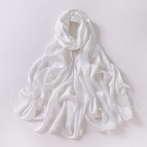 Voile musulman en mousseline de soie couleur unie ins hijab malaisien haute densité en mousseline de soie Hui - Product Image 4