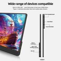 GenMachine Offres Spéciales Personnaliser les moniteurs portables LCD Prix d'usine 1080P 300 Nits 18.5 Inch 16:9 Ratio 100% SRGB Color Gamut