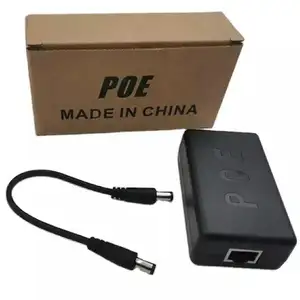 Bộ Chia PoE Hoạt Động 10/100/1000Mbps Gigabit 802.3at 24Watt Qua Ethernet Nguồn 48V Đến 12V 2A Với Cáp Lan Cho AP Không Dây