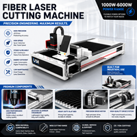 Équipement de découpe laser CNC commercial pour métaux, découpeuse laser à fibre pour la fabrication de tôles de précision