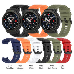Correa de reloj de silicona transpirable Eraysun Sport para <span class=keywords><strong>Amazfit</strong></span> <span class=keywords><strong>T</strong></span>-<span class=keywords><strong>Rex</strong></span> 3 <span class=keywords><strong>Pro</strong></span>, correa de reloj inteligente, accesorios para reloj - Product Image 2