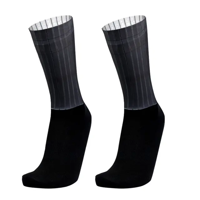 Wholesale Striped Cycling Socks Non-Slip Seamless Running Sports Socks