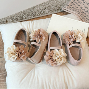Zapatos Planos Retro con Flores para Niñas, Primavera-Verano, Estilo Mary Jane de Gamuza, Elegantes y de Princesa - Product Image 5