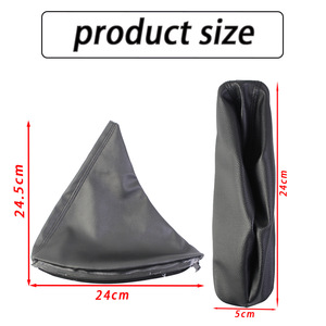 Housse de frein à main BMW E46, transmission manuelle, cuir noir, nouvelle pièce de rechange - Product Image 4