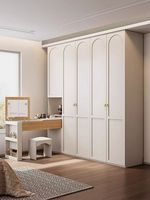 Armoires Maison Chambre Bureau Une Combinaison Vestiaire Nordic Light Luxe Moderne Simple Minimaliste Coin Grande Armoire Placard