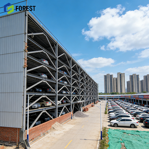 Steel Structure Parking Building Fabricator Space Saving Oem Multi Story High Load Smart Sturdy Heavy Duty Structural - Product Image 1