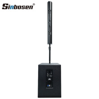 LA445 Altavoz de Columna Profesional Activo de 15 Pulgadas y Subwoofer Sistema Line Array Equipos de Sonido para Escenarios al Aire Libre