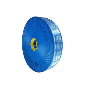 Tuyau de refoulement en PVC bleu durable avec fibre renforcée, tuyau plat en PVC <span class=keywords><strong>pour</strong></span> eau industrielle - Product Image 2