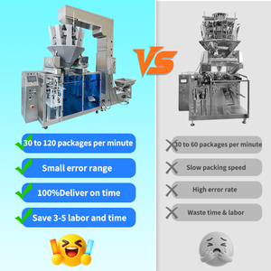 Machine d'emballage automatique de sachets refermables <span class=keywords><strong>pour</strong></span> <span class=keywords><strong>chewing</strong></span>-<span class=keywords><strong>gum</strong></span> avec peseuse linéaire - Product Image 3