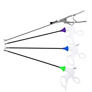 ชุดเครื่องมือจับยึดแบบส่องกล้องสำหรับฝึกหัดผ่าตัดแบบ Laparoscopic พร้อมที่จับเข็มและคู่มือการใช้งาน - Product Image 1