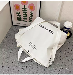 ECO Oversize Weekend Heavy Fabric Canvas Cotton Shopping Tote <b>Bag</b> Women/men Gift Handbag With Strong Strap Custom logo - Product Image 6