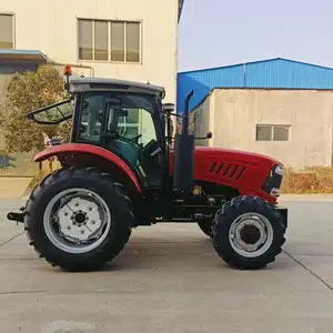 저렴한 4*4 휠 60 HP 농장 트랙터 판매용 소형 트랙터 농업 미니 트랙터 트레일러