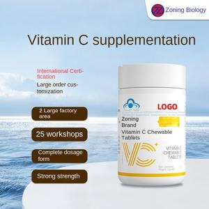 Sağlık Yetişkin Besin Takviyeleri <span class=keywords><strong>C</strong></span> Vitamini OEM Çiğnenebilir Tabletler Bağışıklığı Güçlendirir Stres Giderici Damar Sağlığını Destekler 0.7g - Product Image 5