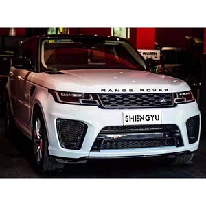 Kit carrosserie pour <span class=keywords><strong>Range</strong></span> <span class=keywords><strong>Rover</strong></span> <span class=keywords><strong>Sport</strong></span> 2014-2017 Mise à niveau vers le modèle <span class=keywords><strong>SVR</strong></span> <span class=keywords><strong>2018</strong></span> Comprend pare-chocs avant et arrière avec calandre et feux automatiques - Product Image 4