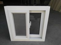 Ventanas de PVC Insonorizadas de China para Apartamentos, Vidrio de Doble Panel que Reduce el Ruido, Ventana Corredera